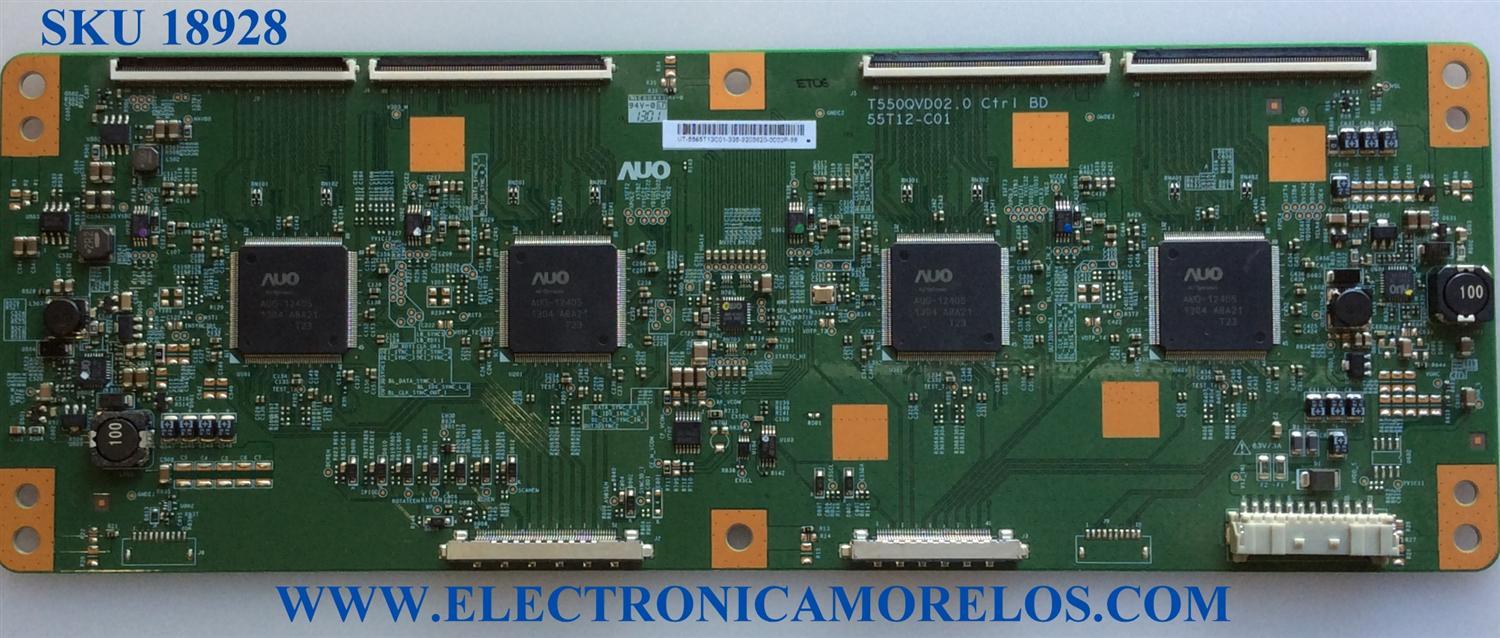 T-CON / SONY 55.65T13.C01 / T550QVD02.0 / 55T12-C01 / 5565T13C01 / PANEL`S UD3Y645LTQ1 / A1920078B / MODELO XBR-65X900A